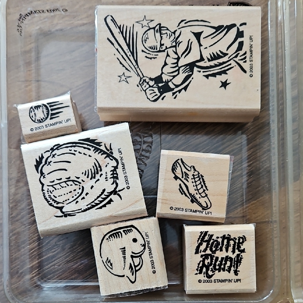 Stampin' Up! Home Run Set Of 6 Like New!